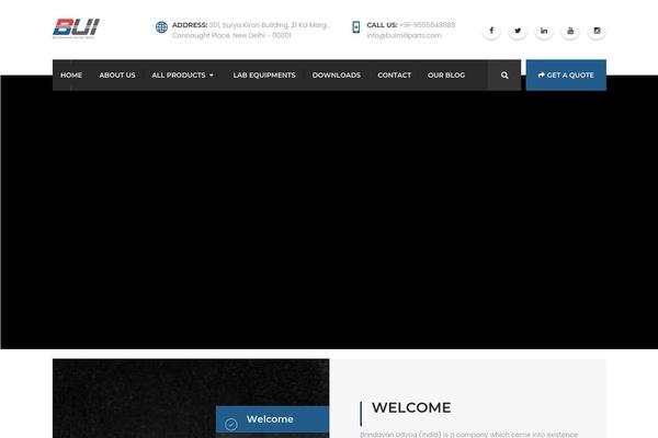 Industrypress theme site design template sample
