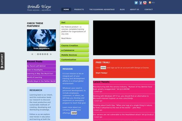 Bizco theme site design template sample