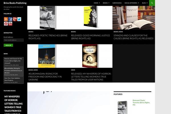 Twenty Fourteen theme site design template sample