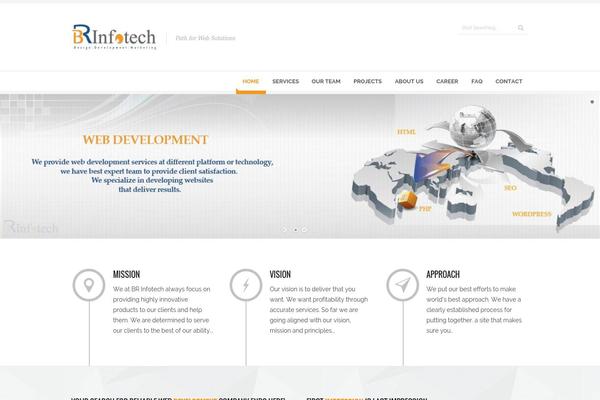 Corporative theme site design template sample