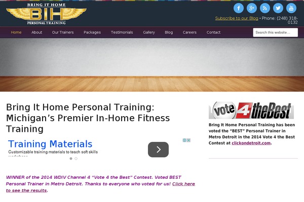 bringithomepersonaltraining.com site used Tpl-3.4.0