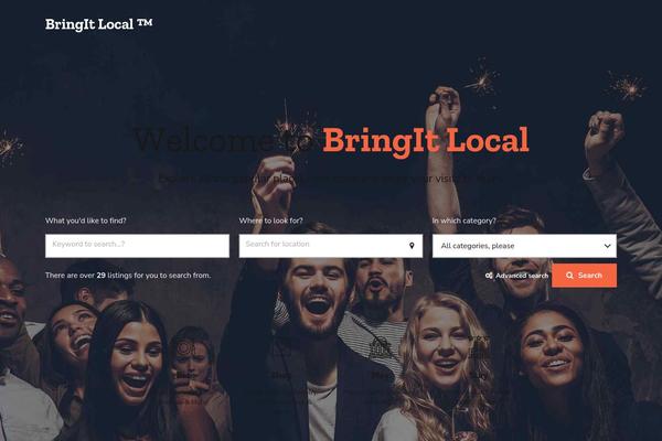 bringitlocal.com site used Bello