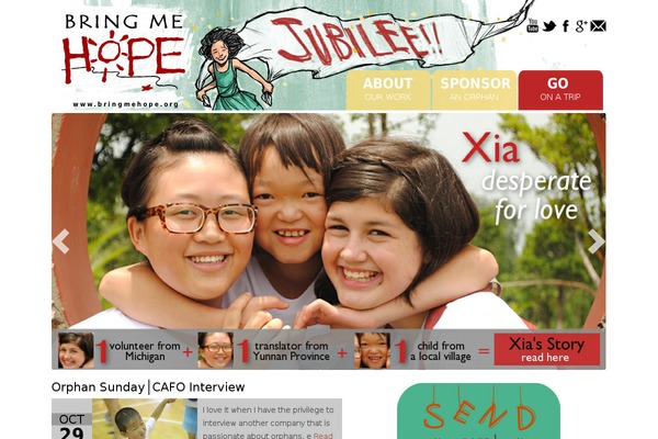 bringmehope.org site used Bmh