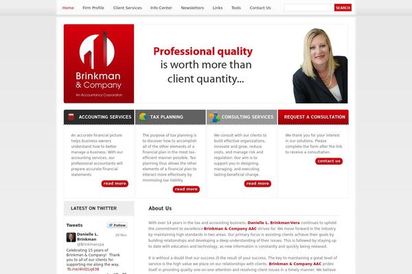 brinkmancpa.com site used Theme908
