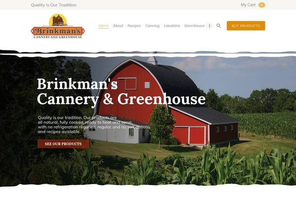 Lettuce theme site design template sample