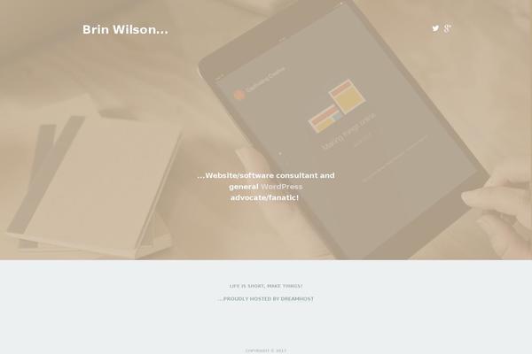 Chaplin theme site design template sample