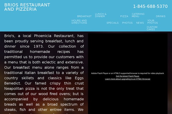 Café Pro theme site design template sample