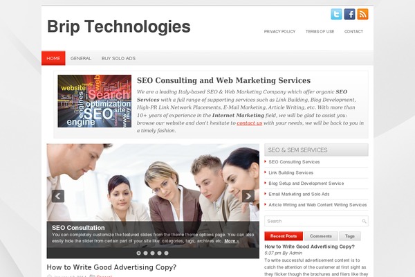 briptech.com site used iBiz