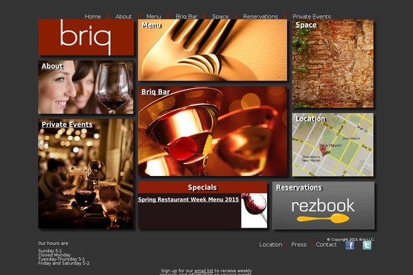BlankSlate theme site design template sample