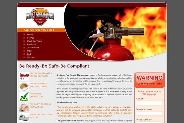 brisbanefire.com.au site used Brisbane