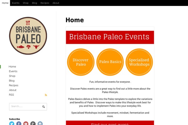 Show Off theme site design template sample
