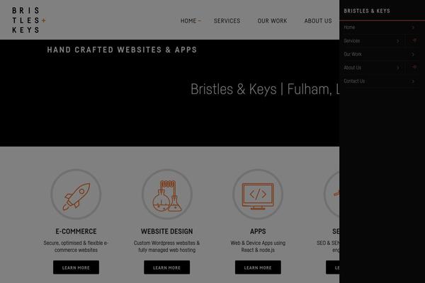 Bk theme site design template sample