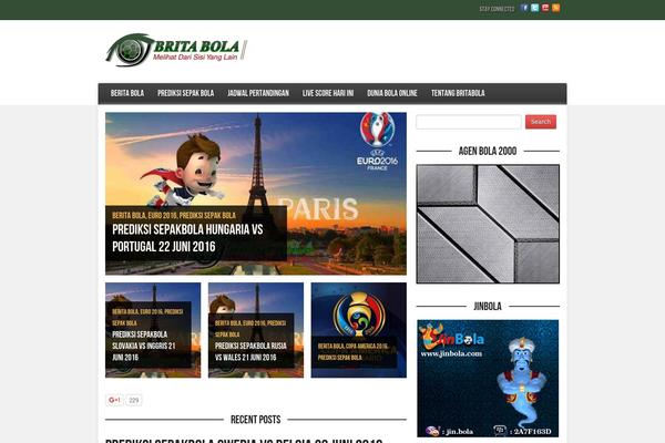 Jarida theme site design template sample