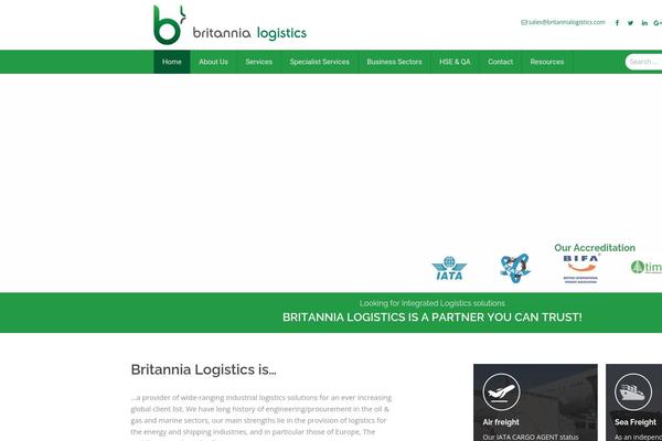 Logistic theme site design template sample
