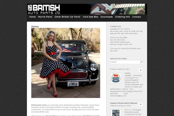Side Blog theme site design template sample