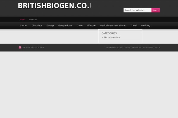 Magazine theme site design template sample