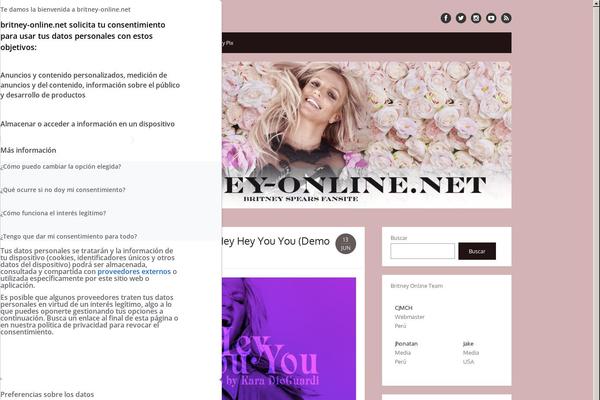 The Box theme site design template sample