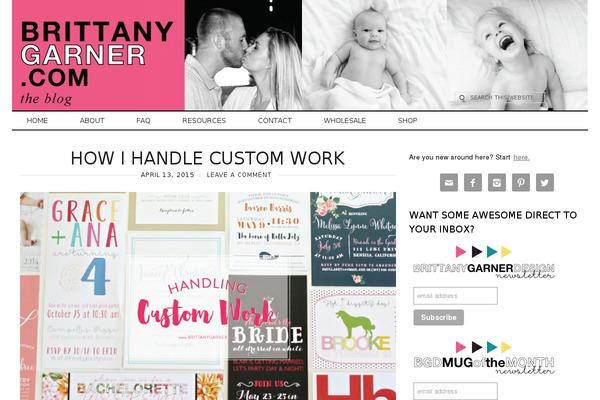 Runway theme site design template sample