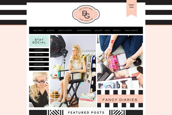 Bg theme site design template sample