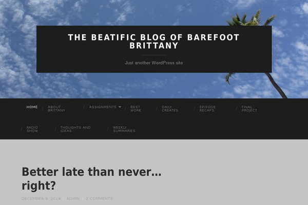 Hemingway theme site design template sample