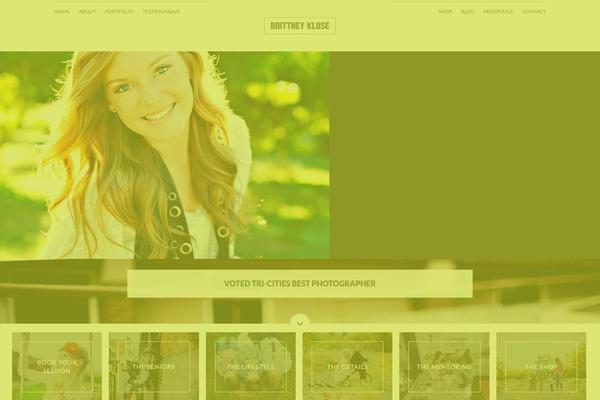 brittneykluse.com site used Brittneykluse