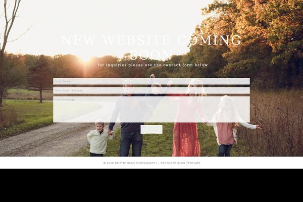 ProPhoto 6 theme site design template sample