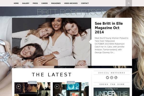 Braxton theme site design template sample