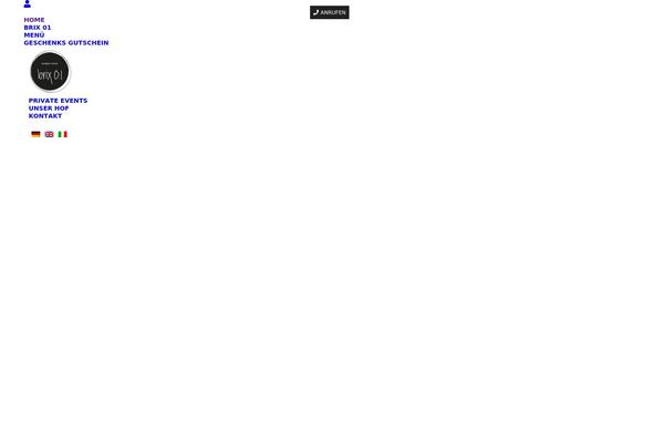 Brix theme site design template sample