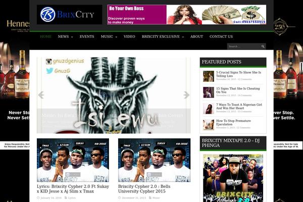 NewsCore theme site design template sample