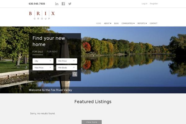 Site using Real Estate Website Builder plugin