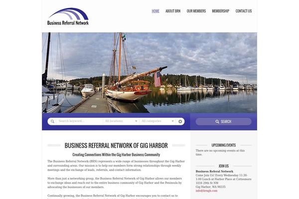 Directory theme site design template sample