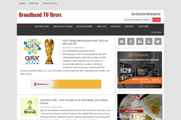 News Pro theme site design template sample