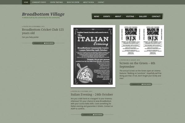 Büro theme site design template sample