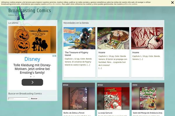 broadcastingcomics.com site used Codium-grid-child