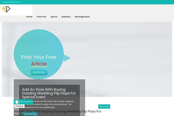Wishful Blog theme site design template sample