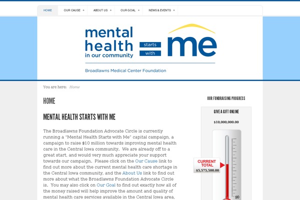 Site using Charitydonation-thermometer plugin