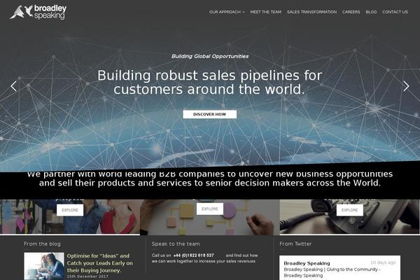 Site using WP Orbit Slider plugin