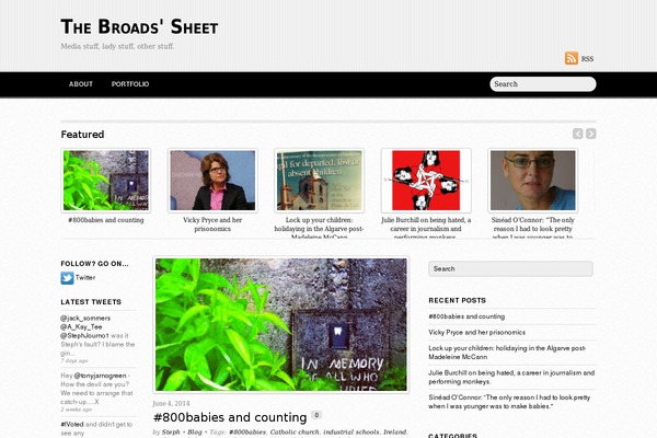Newsy theme site design template sample