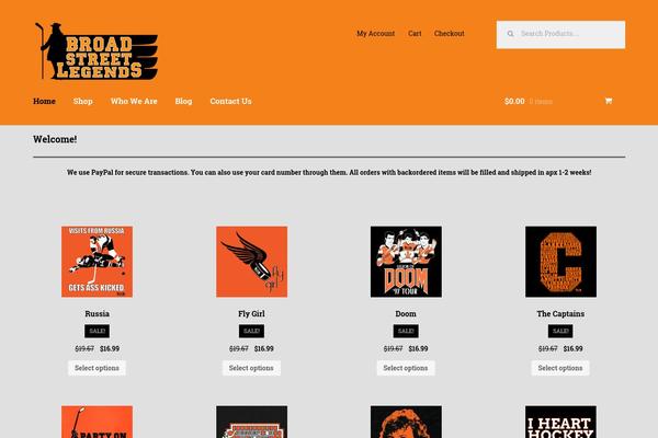 Storefront theme site design template sample