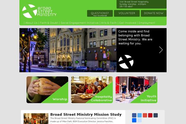 Bsm theme site design template sample