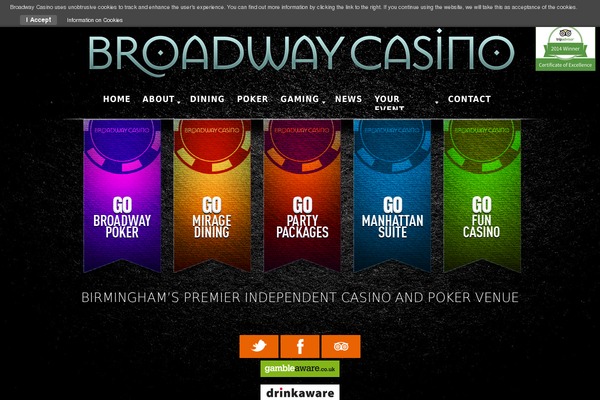 broadwaycasino.co.uk site used Casino
