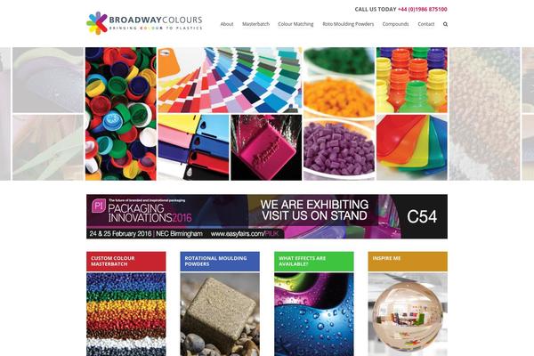 Broadway theme site design template sample