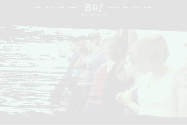 Horizon theme site design template sample