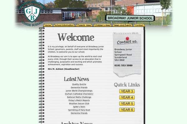 Notepad Chaos theme site design template sample