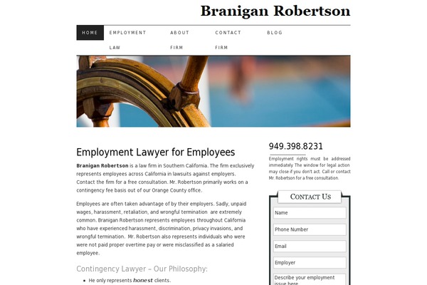 Site using Lead Call Buttons plugin