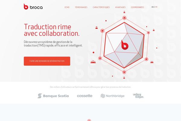 broca.ca site used Broca