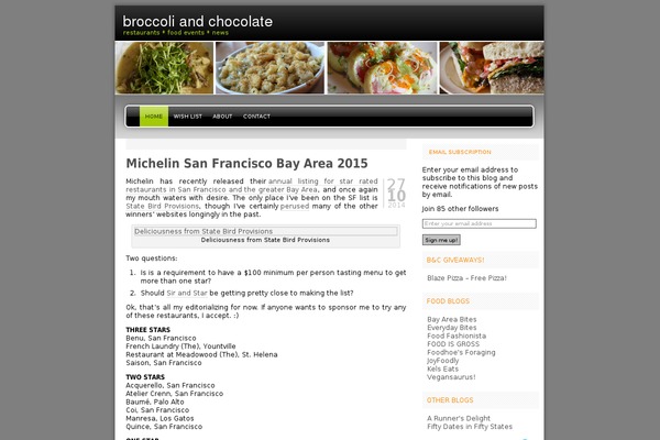 Foodie theme site design template sample