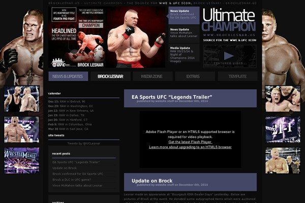 Site using Audio Player plugin