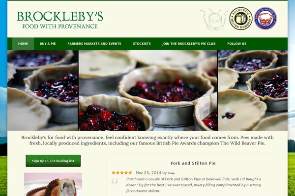 Site using Business Contact Widget plugin