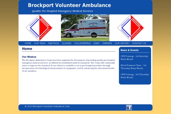 brockportambulance.org site used Aspen